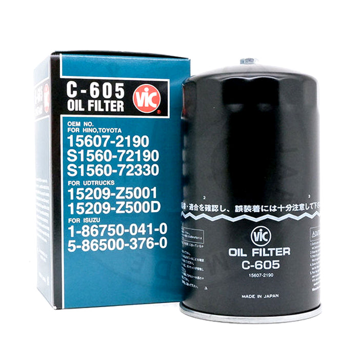 VIC/ビック オイルフィルター C-605 ヒノ/日野/HINO レンジャー