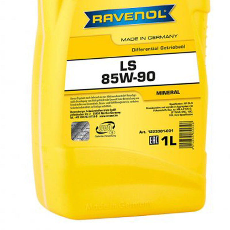 Ravenol Mineral Manual Transmission Gear Oil Sperrdifferential-Hypoid- Getriebeoel LS 85W90 1 Liter