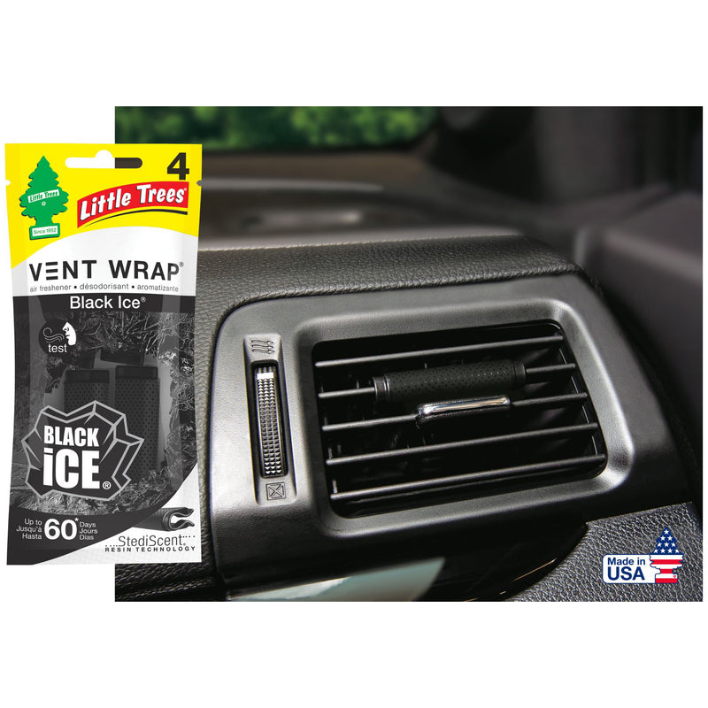 Little Trees Car Air Freshener Vent Wrap 4pcs/pack