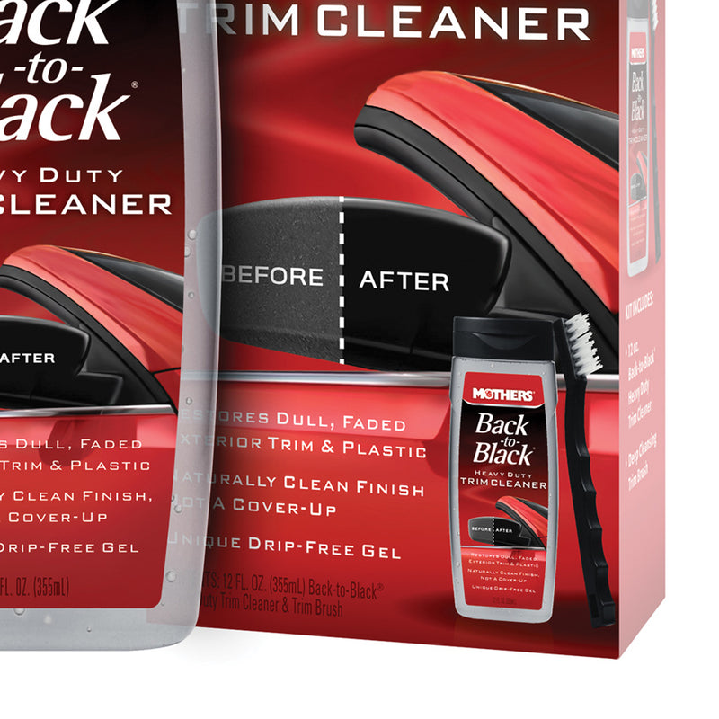 MOTHERS Back-to-Black Heavy Duty Trim Cleaner Kit