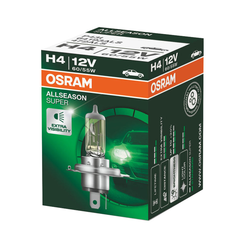 Osram All Season H4 80/85W 12V 1pc.