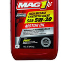 MAG1 5W20 API SP, GF-6A Semi-Synthetic High Mileage 1qt.