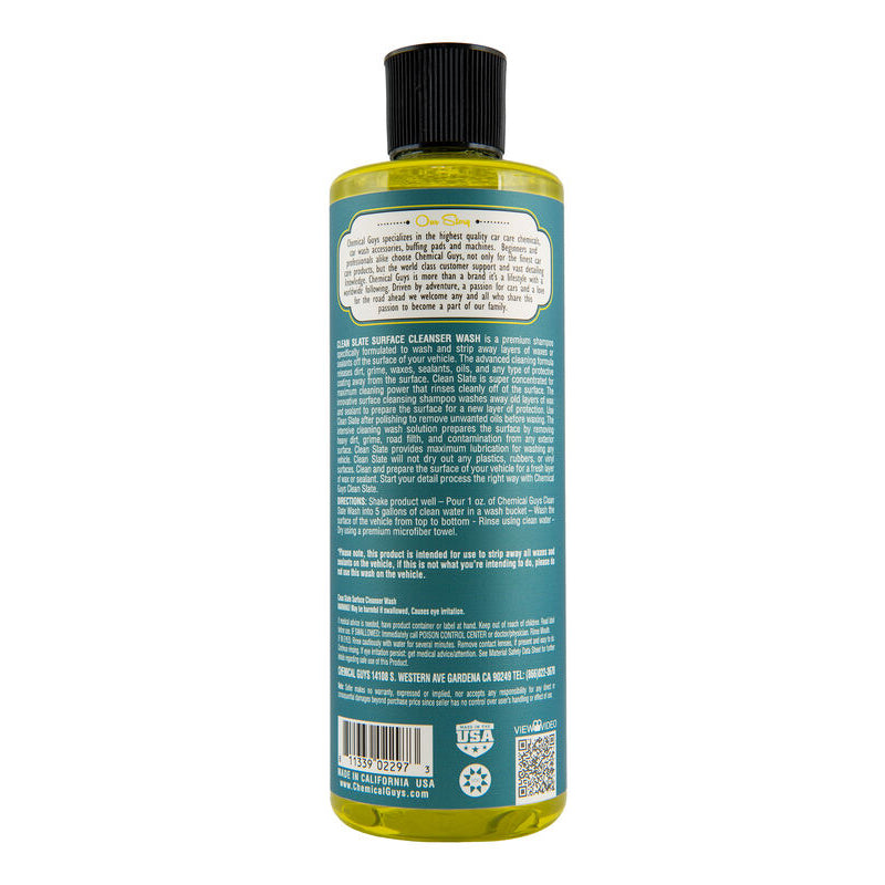 Chemical Guys Clean Slate Surface Cleanser Wash 16oz.