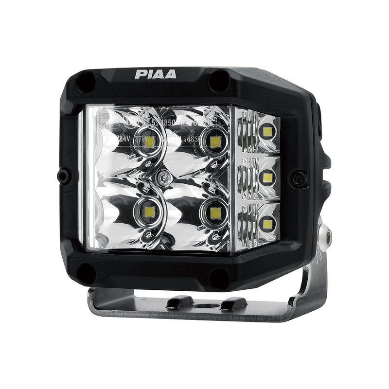 PIAA LED Light Bar Wide-Angle Driving Beam 5600K Quad Edge Cube 4"