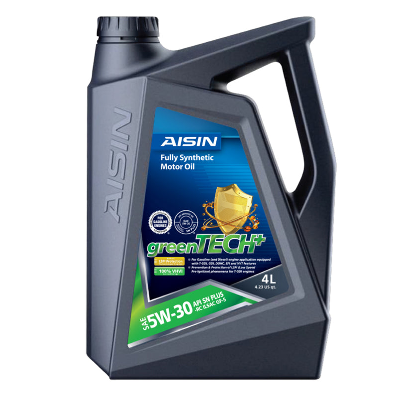 Aisin Engine Oil Fully Synthetic Gas/Diesel SN / CF 5W30 4 Liters