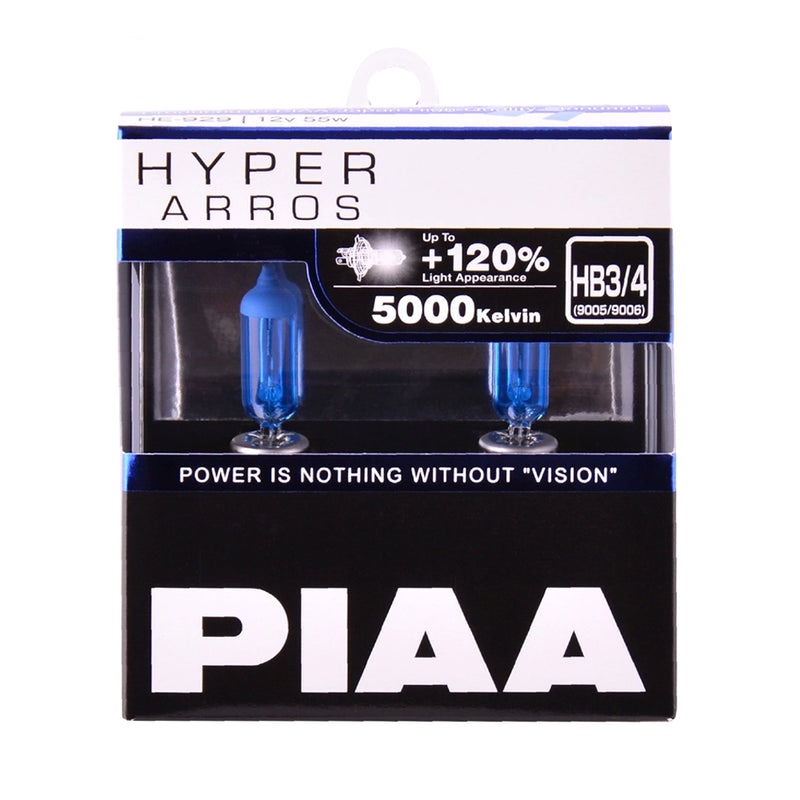 PIAA Hyper Arros 5000K Halogen Bulb HB3/HB4