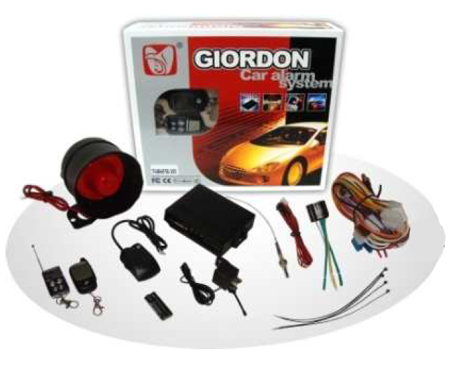 Giordon 2-WAY FM CAR ALARM 1km / 5kms