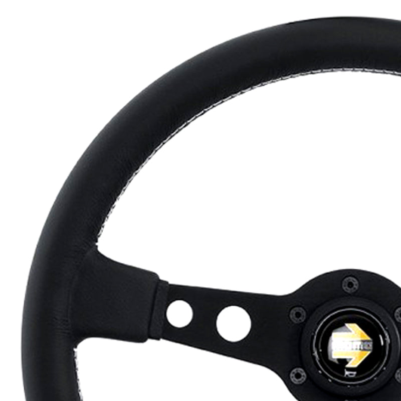 MOMO Steering Wheel Prototipo 370 Black Spoke