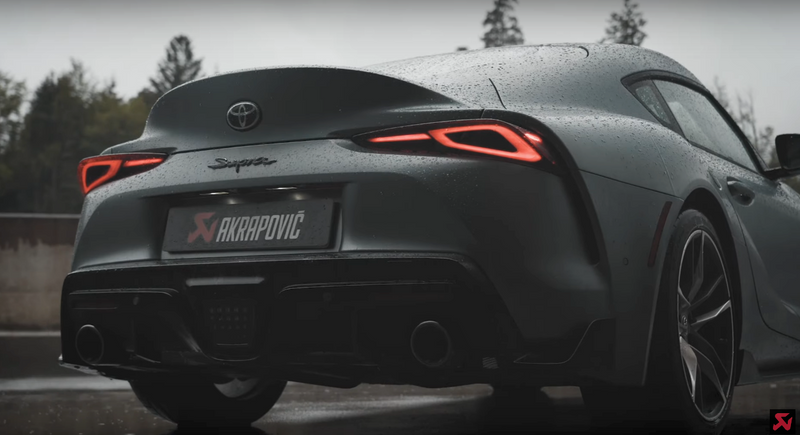 Akrapovič Exhaust system for the New Supra