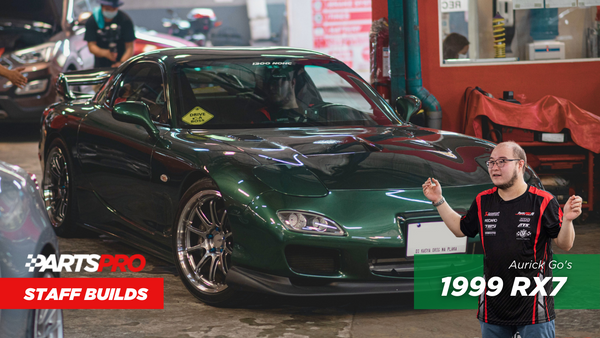 The 1999 Mazda RX7 of Aurick Go | PartsPro Staff Builds