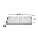 VIC Cabin Filter AC-001 2pcs. Per Set for Hyundai Starex 2.5, Hyundai Grand Starex 2.5