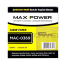 Max Power Cabin Filter MAC-0369 for BYD Sealion 5, Sealion 6, Seal 5 2024-Up