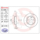 Brembo Rear Rotor Disc 08.D698.11 for Honda Civic FC 2016-2022