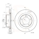 Brembo Front Rotor Disc 09.C500.11 for Toyota Land Cruiser 200 2008-2021