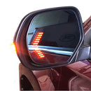 YCL Side Mirror Lens with Turn Signal Light for Mitsubishi Pajero 2016-Up