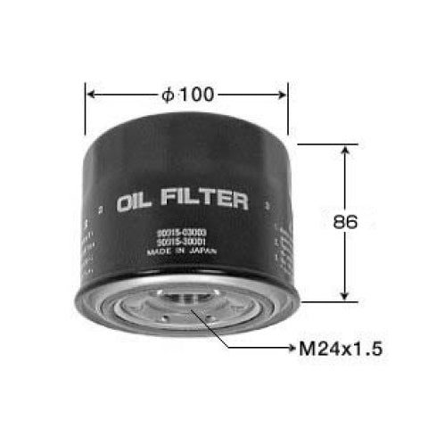 VIC Oil Filter C-112 for Toyota Tamaraw FX Dsl. (2C)