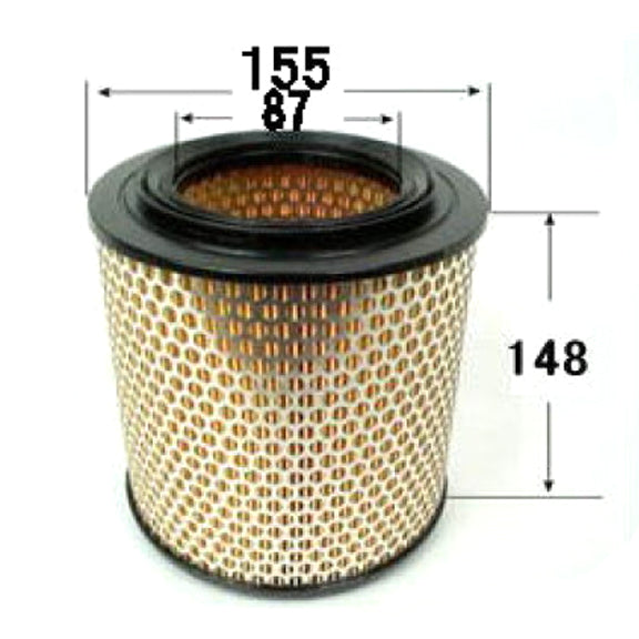 VIC Air Filter A-143 for Toyota Corolla 1C/2C/2C-T, Tamaraw FX, Revo Dsl