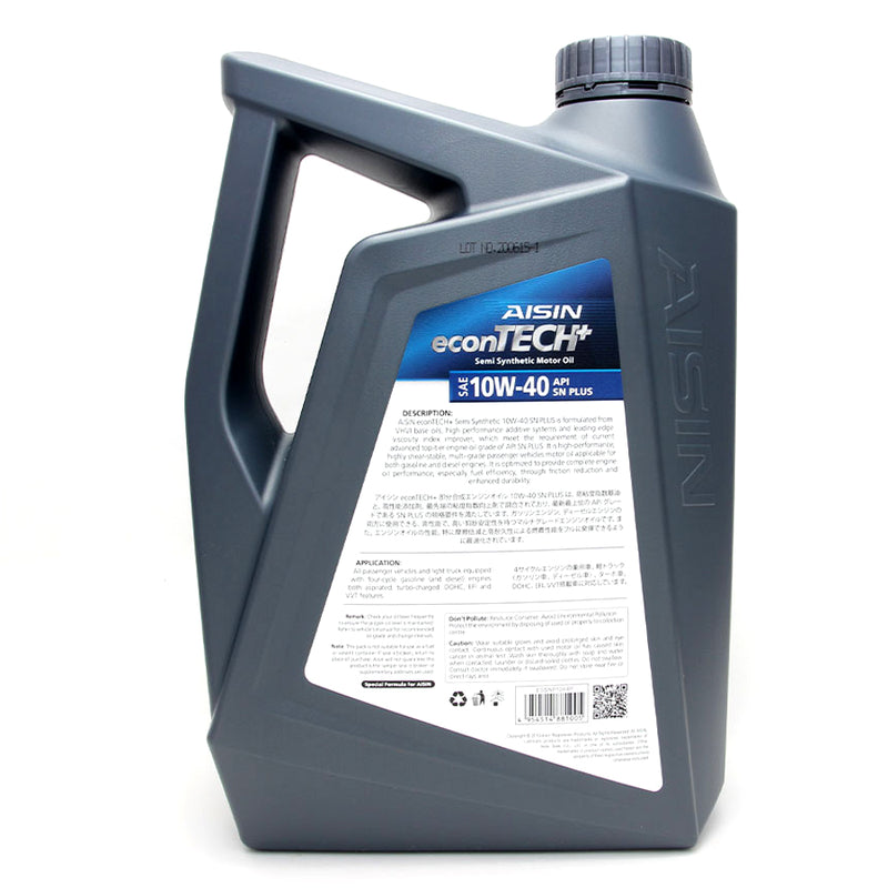Aisin Engine Oil Semi Synthetic EconTech Diesel CF-4 / SG 4 Liters