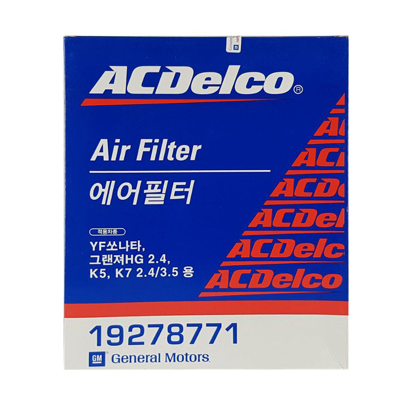 ACDelco Air Filter Hyundai Sonata 10-13, Kia Optima 10-13