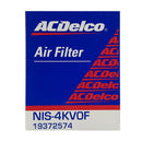 ACDelco Air Filter for Nissan Navara NP300 Diesel, Terra 2018-