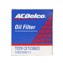 ACDelco Oil Filter for Toyota Fortuner 2.5L D4D 2.7L Gas, HiAce 2.5L D4D, Hilux, Innova, Revo