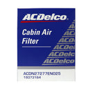 ACDelco Cabin Filter PM2.5 Multifunctional for Nissan Sentra 06-09, Serena 05-, Vanette, Xtrail T31 07-14