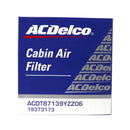 ACDelco Cabin Filter PM2.5 Multifunctional for Toyota Altis 03-07, FJ Cruiser 07-, Vios 02-07