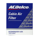 ACDelco Cabin Filter PM2.5 Multifunctional for Ford Fiesta 2011-2014, Mazda 2