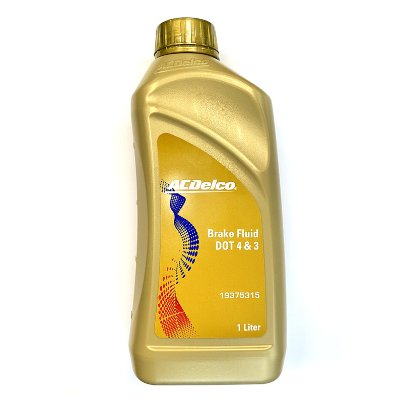 ACDelco Brake Fluid DOT 4 & 3 1 Liter