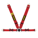 Schroth Racing Harness 4pt Profi II ASM with Flexi Belt Red
