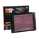 K&N Engine Air Filter Washable 33-2036 for Honda Civic, Toyota Avanza, Veloz, Raize, Nissan Almera, Fairlady, Sentra, March