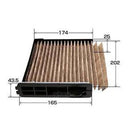 VIC XPower Carbon Cabin Filter AC-208EX for Nissan Grandia Livina, Nissan NV200 Van
