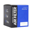AEM Universal Air Filter Cone Type Washable 21-203DK 3" Inlet, 5.125" Height