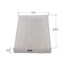 VIC Cabin Filter AC-216E for Nissan Juke 1.5, 1.6 2010-2014, Sentra 2014-2017
