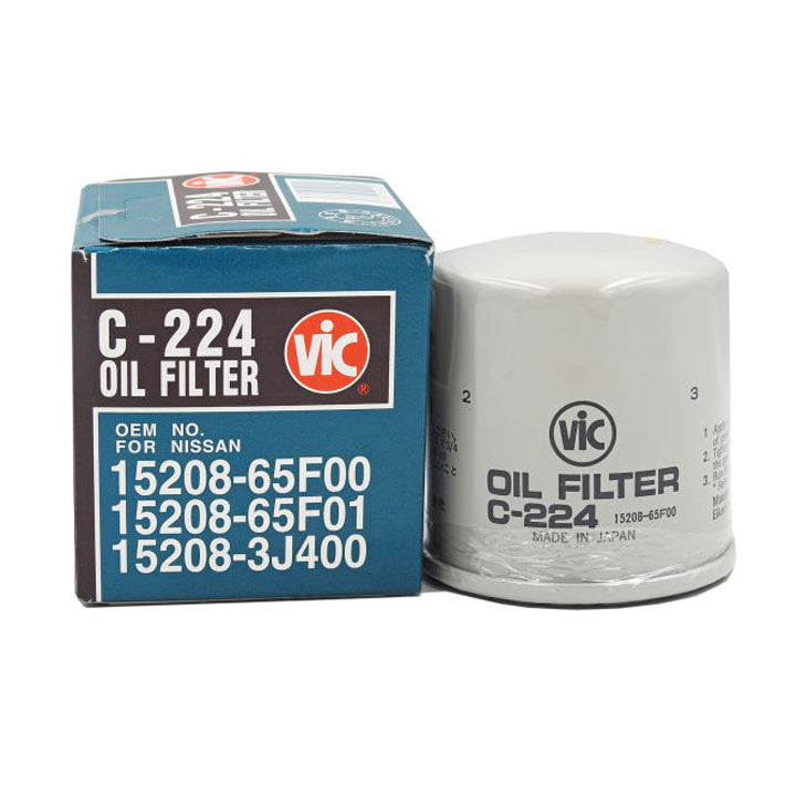 VIC Oil Filter C-224 for Nissan Sentra Exalta, Serena, Murano, Juke, Almera, X-Trail, Sylphy