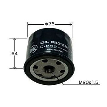 VIC Oil Filter C-232 for Honda CR-V