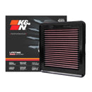 K&N Engine Air Filter Washable 33-2422 for Honda Amaze 2013-2018, Brio, 2011-2024, Jazz, Fit 2008-2015, City, 2008-2013, Mobilio 2014-2020
