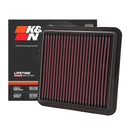 K&N Engine Air Filter Washable 33-2951 for Mitsubishi Montero 4D56, 4M41, Strada, Triton 2005-2017, Challenger 2009-2013