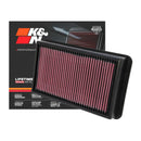 K&N Engine Air Filter Washable 33-2987 for Toyota Hiace Commuter 2007-2017, Hiace Grandia 2005-2019, Innova 2015-2022