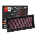 K&N Engine Air Filter Washable 33-3016 for Toyota Vios 2013-Up, Rush 2017-Up, Avanza 2015-2022, Yaris G 2015, Mitsubishi Mirage G4 2012-Up, Xpander 2017-Up