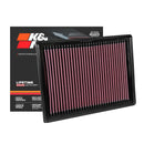 K&N Engine Air Filter Washable 33-3045 for Toyota Fortuner Hilux, Innova 2015-Up, Mitsubishi L200 Triton 4N16