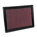 K&N Engine Air Filter Washable 33-3045 for Toyota Fortuner Hilux, Innova 2015-Up, Mitsubishi L200 Triton 4N16