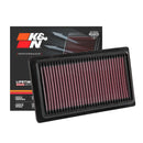 K&N Engine Air Filter Washable 33-3052 for Hyundai Accent Diesel 2018-Up, i20 2014-2022, Elite 2014-2019, Kia Sonet