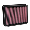K&N Engine Air Filter Washable 33-3143 for Toyota Hiace Commuter 2015-2018, Hiace Super Grandia 2.5