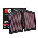 K&N Engine Air Filter Washable 33-3153 for Porsche 911 3.0, 3.7 Gas 2019-2024