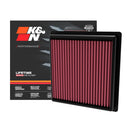 K&N Engine Air Filter Washable 33-3178 for Toyota Land Cruiser 300 Gas 2022-Up Land Cruiser 76, LC78, LC79