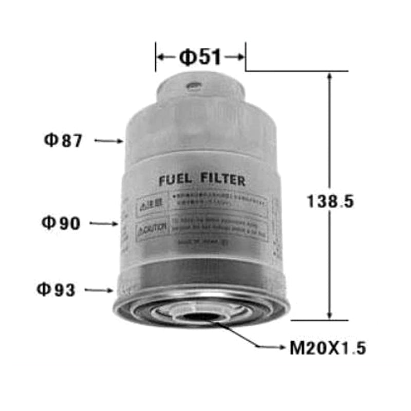 VIC Fuel Filter FC-321 for Mitsubishi L200/L.300, Adventure, Strada, P