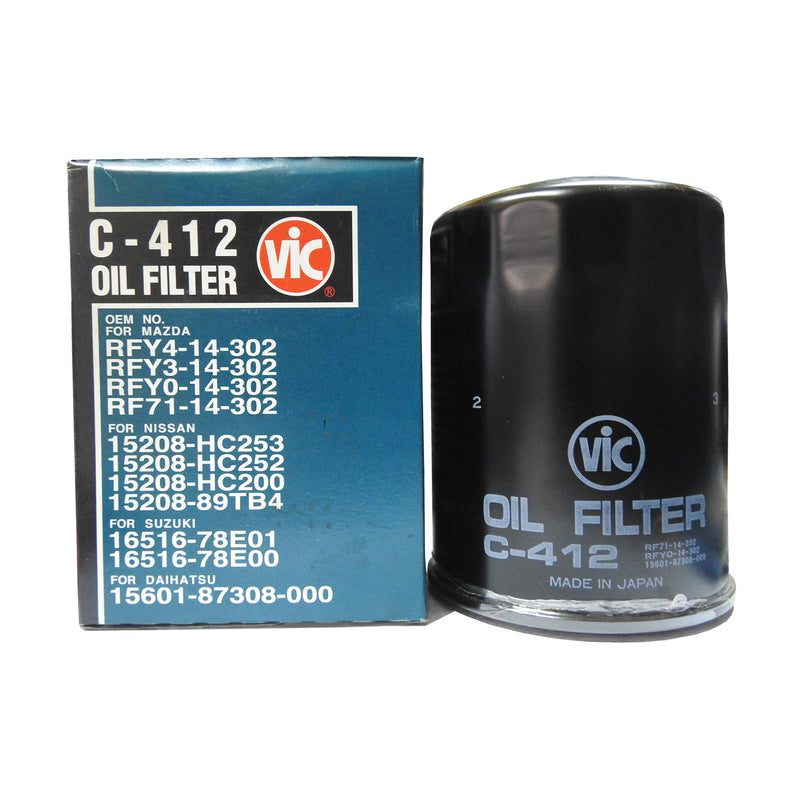 VIC Oil Filter C-412 for Isuzu Trooper 4JG2 1998
