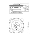 JBL Coaxial Speaker Stage2 45F 4" 2-way 40W RMS 4Ω (without Grille)