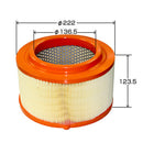 VIC Air Filter A-482 for Ford Ranger GBVA, SAFA, Mazda BT-50 MZ-CD, L5